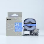 Compatibil Epson LK-6LWV, SD24BW, 24mm x 9m, text alb / fundal albastru, banda compatibila (LKSD24BW)