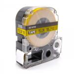 Compatibil Epson LC-5YBP, SC18YW, 18mm x 8m, text negru / fundal galben, banda compatibila (LCSC18YW)