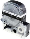 Compatibil Epson LK-4BWV, SD12KW, C53S654009, 12mm x 9m, text alb / fundal negru, banda compatibila (LKSD12KW)