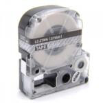 Compatibil Epson LC-3TWN, ST9SW, 9mm x 8m, text alb / fundal transparent, banda compatibila (LCST9SW)