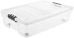 Welora Tárolódoboz, Welora, műanyag, tetővel, űrtartalom 32L, átlátszó (JM1227242)