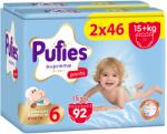 pufies Supreme pelenka, Extra Large 6-os méret, 92 darabos, 15+ kg, 2x Jumbo Pack