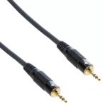 Bespeco Екраниран кабел Bespeco - EA2M050, 0.5 m, черен (EA2M050)