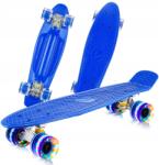 Azaris Skateboard Azaris, Fiszka modell, LED kerekek, 59x15cm, többszínű, gyerekeknek, maximális terhelhetőség 100kg (cenoman_5907426661363)