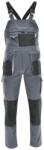 SARA Pantaloni cu pieptar Rocky, gri, marimea 44, Sara Workwear 1-03-020-70-25-44
