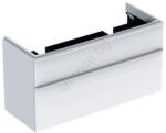 Geberit 500.356. 00.1-Шкаф за баня под двойна мивка Smyle Square 61, 7x118, 4 cm бял (GB0101)