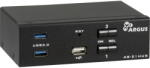 Inter-Tech Switch KVM Inter-Tech Comutator KVM Inter-Tech AC-21HUS HDMI 4K60Hz negru (88887409)