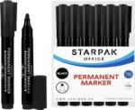 Starpak Permanent marker, kerek, fekete, 12 darab (5905523614558) (5905523614558)