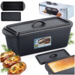 Vilde Öntöttvas Kenyérsütő Forma Fedővel 35 cm 3 Liter (Ori_279009) (Ori_279009)