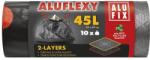 Alufix Szemeteszsák ALUFIX 45L 28 mikronos aluflexy fekete 10 darabos (MSZ45ALUFLEXYUNINEW) - tonerpiac