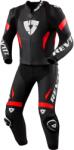 Revit Costum de motocicletă Revit Argon 3 din două piese negru-roșu fluo (REFCL022-1270)