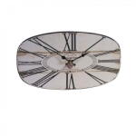 Innova Living Ceasuri decorative Ceas de perete Paris White, Studio Casa, diametru 35 x 0.5 x 20 cm (ST230)