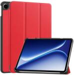  LEATHER Husă flip pentru OnePlus Pad Go 2 roșu