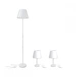 Klausen Set lampadar + 2 veioze Afrodita KL107021 albe (KL107021)