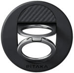 PITAKA Mágneses tartó PITAKA MagEZ Grip 3 MagSafe telefonhoz fekete szürke (MGB2402)