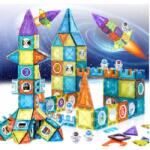 XPart Mágneses Építőkockák Gyerekeknek 3D Oktatási Nagy Smart Golyópálya 138EL (KLOCKI MAGNETYCZNE)