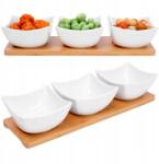 Excellent Houseware Tányérok Tányér snack tál előételek tapas szószok mártogatós deszka (O139212)
