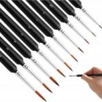  Művészi Festőecsetek Nylon Festékekhez 11db-os Készlet (Bomevarica2656232)