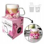 Ecarla Thermo pohár hortenziával a rózsa közepén 180 ml 1db SZK188 (SZK188)