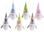 Decorer Set 6 figurine Gnomi textil multicolor 8x3, 5x16 H (A56.43.52)