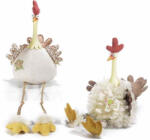 Decorer Set 2 figurine Pui textil multicolor 15, 5x18, 5x46H (A56.28.56)