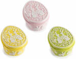 Decorer Set 3 Oua Paste ceramica multicolora cm 14 x 17 x 8, 5 H (A71.52.67)
