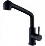 Maibang Magas Fekete Konyhai Csaptelep Kihúzható Kifolyócsővel 2 Zuhanyzási Mód Csaptelep (K3031)