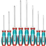 TOTAL Set surubelnite TOTAL 8 piese SL/PH, otel S2 (TKSDS0846) Surubelnita