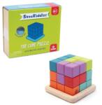 Svoora Joc logic cub 3D colorat din lemn Svoora (Sv_23305)