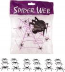  Halloween dekoráció, 100g pókháló 30 pók 24 denevér