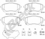 BRECK set placute frana, frana disc BRECK 26149 00 701 00 (26149 00 701 00)
