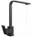 Unitec Fekete Konyhai Mosdó Csaptelep Forgatható Kifolyócső Csaptelep Mosogatóhoz (MBG0993)