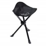 Meteor Háttámla nélküli összecsukható kemping túraszék lakóautóhoz, fekete (16936)