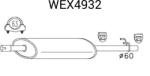 QWP Toba esapamet intermediara QWP WEX4932 (WEX4932)