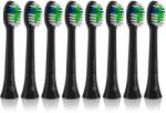TrueLife SonicBrush Compact Black Standard резервни глави за четка за зъби TrueLife SonicBrush Compact-series Black 8 бр