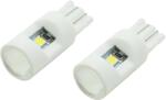 COMPASS LED izzó, 6LED 3030, 12 V, T10, kerámia, CAN-BUS ready ellenállás, fehér, 2 db