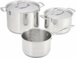 JUDGE Essentials 5 darabos edénykészlet, 18/10 rozsdamentes acél, 18/20/24 cm, ezüst