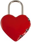  STANLEY S742-065 szív alakú lakat, 40 mm, számkombinációs, piros (S742-065)