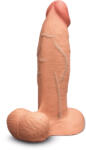 b-Vibe Slipskin Girthy Realistic Silicone Dildo 20, 4cm Mocha Brown Dildo