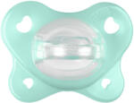 CHICCO Physio Dual Soft szilikon cumi, semleges, 0-2 hó, 1 db