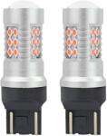AMiO Led Izzók Canbus 24smd T20 Wr21/5w Piros 12v 24v Amio-02581