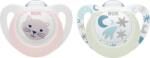 Nuk Star Den&Night 0-6 m, doboz, kislány, 2 darab (10730692) (10730692)