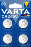 VARTA CR2450 gombelem 3V 560mAh 4db/csomag Lithium
