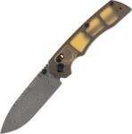 Tenable Knives Tenable Kryo Damascus Amber PEI/Ultem T1001V10