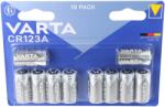VARTA lítium elem CR123A 3V 10db/csomag