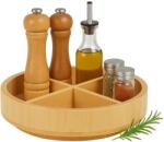 Relaxdays Platou rotativ Relaxdays din bambus (10126724) Tava