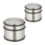 Relaxdays Opritor de ușă din oțel inoxidabil Relaxdays, set de 2 (10084956)