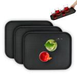 Relaxdays Set Relaxdays de 3 tăvi de servire 46 x 35 cm (10107719) Tava