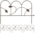 Relaxdays Set de 4 borduri de pat metalice Relaxdays (10102662)