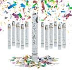 Relaxdays Set Relaxdays de 12 confetti de petrecere multicolore 40 cm (10081731)